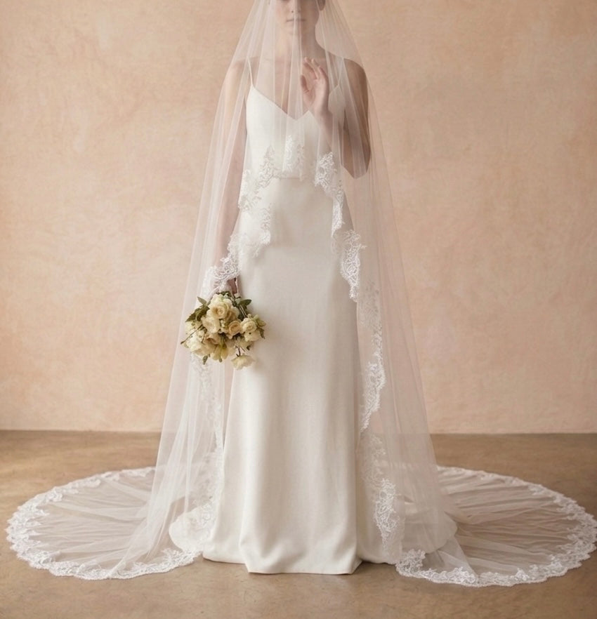 Lace Mantilla Bridal Veil