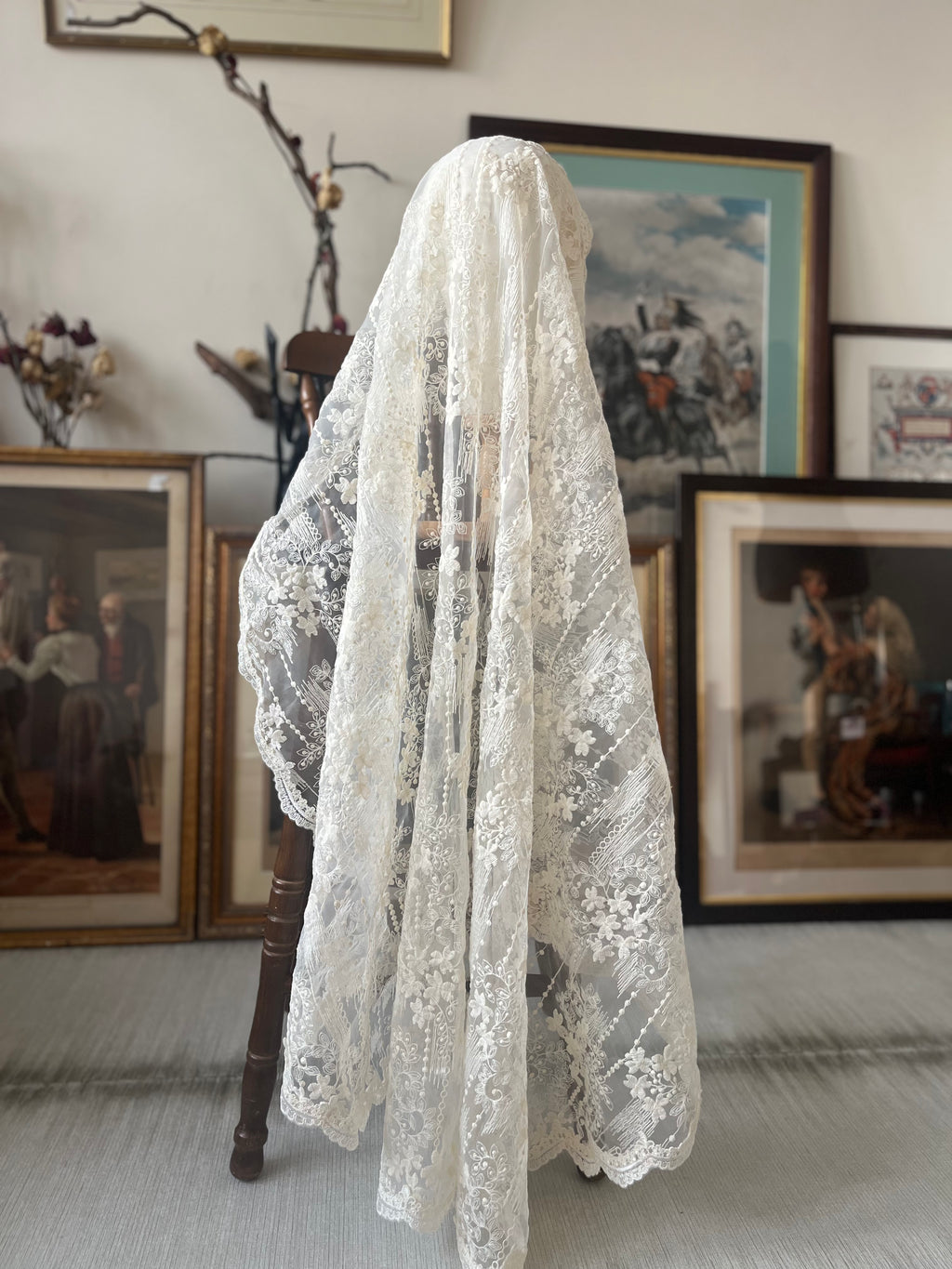 Vintage Mantilla Bridal Veil