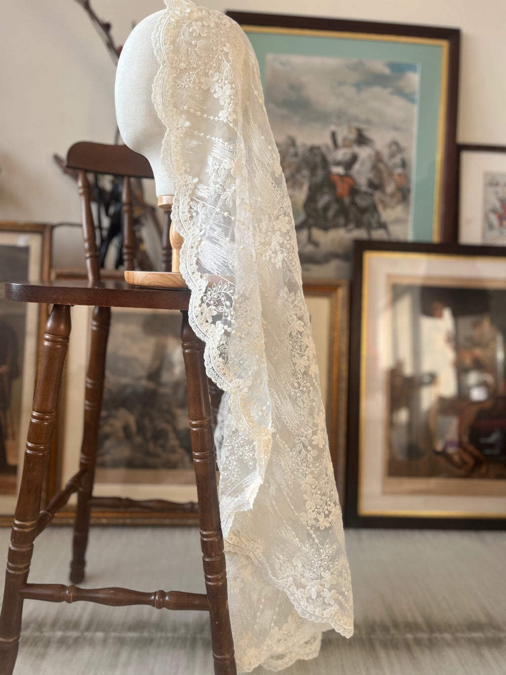 Vintage Mantilla Bridal Veil
