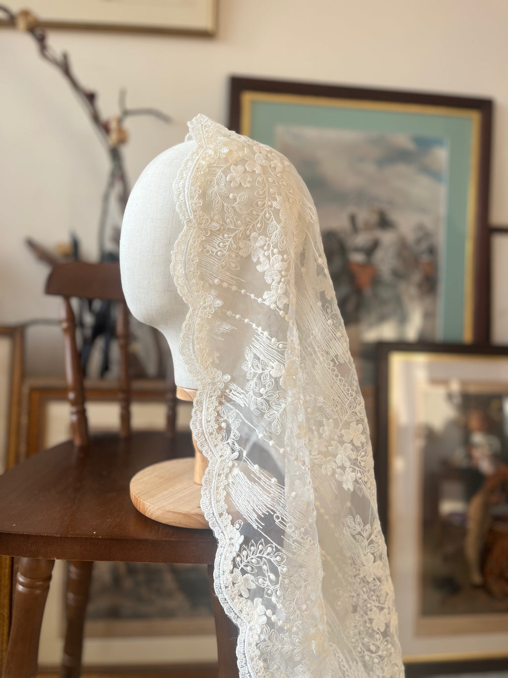 Vintage Mantilla Bridal Veil