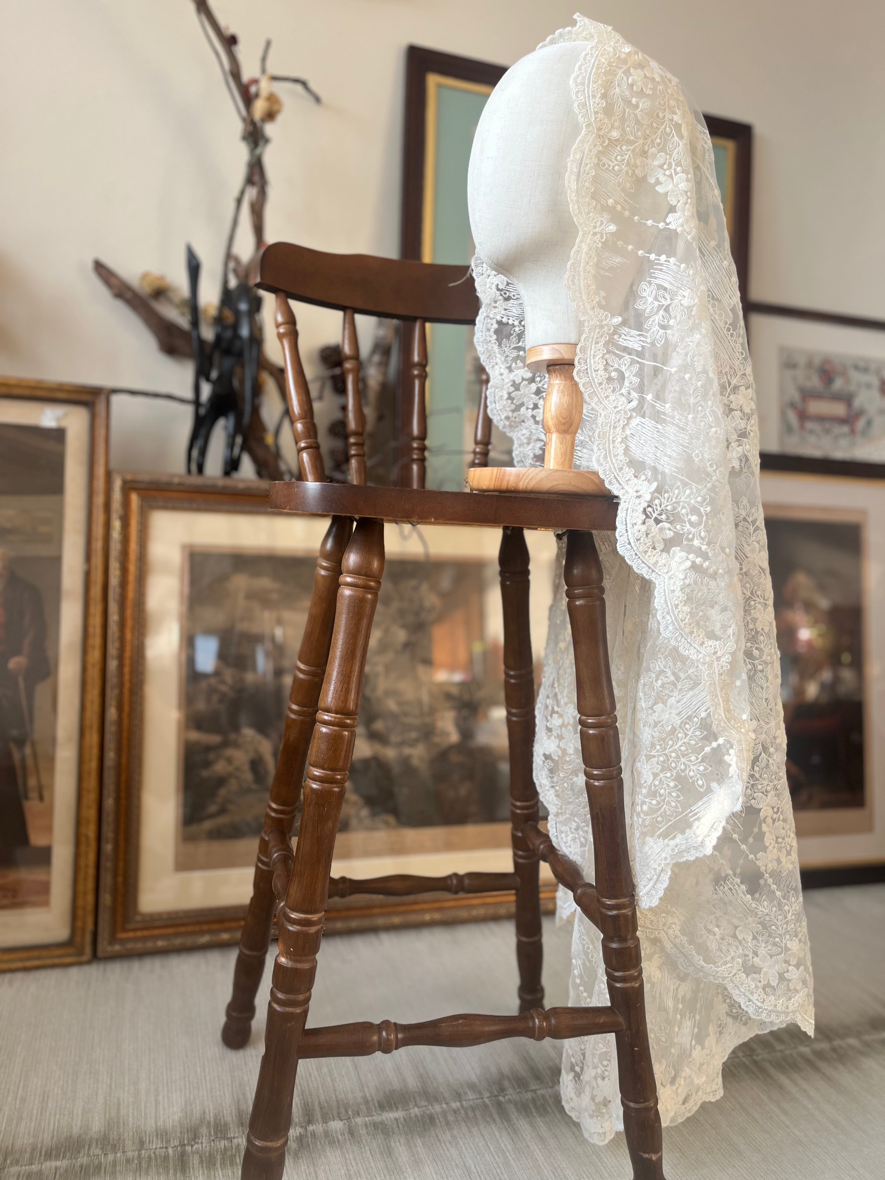 Vintage Mantilla Bridal Veil