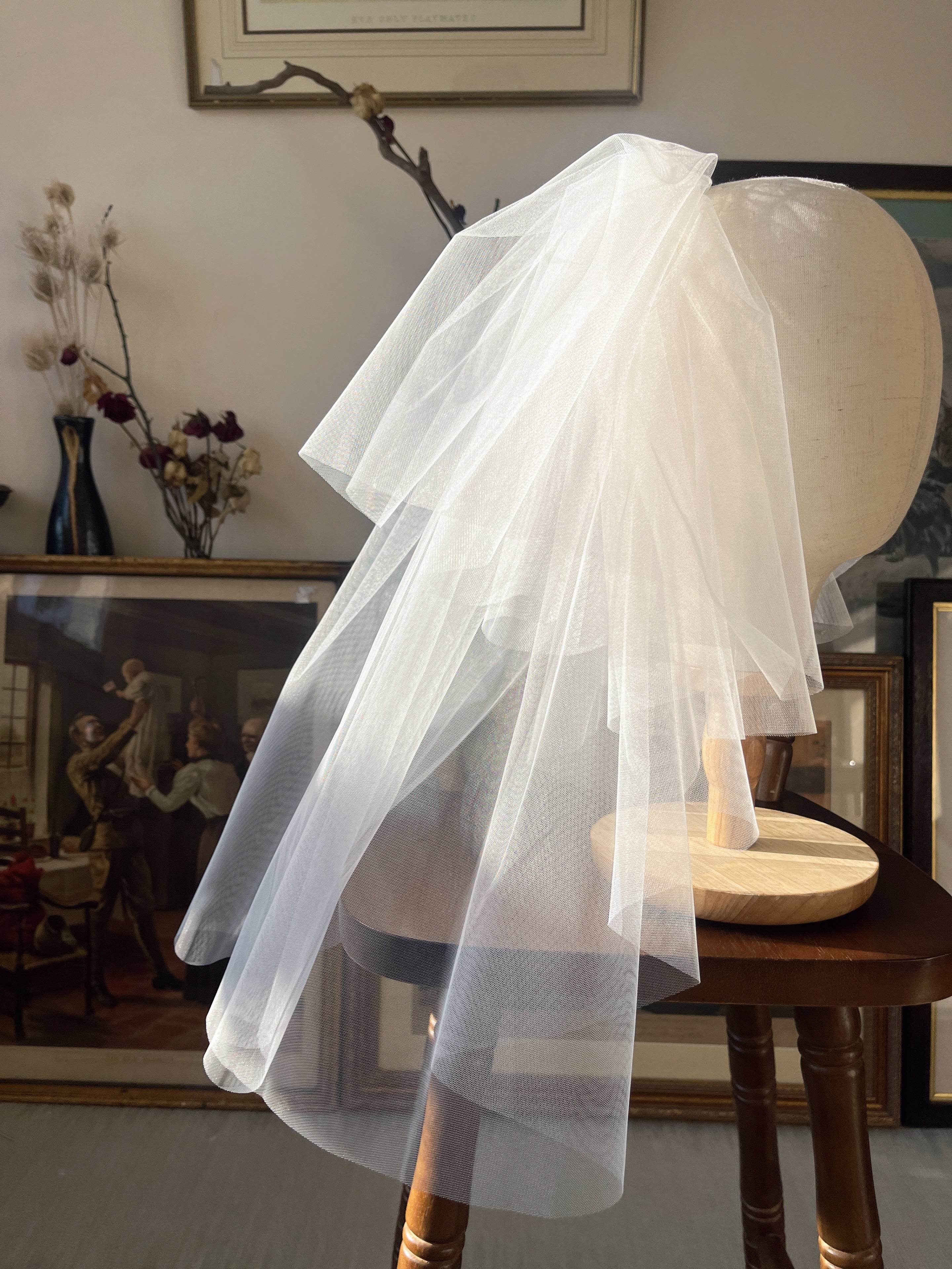 Structured Tulle Bridal Veil