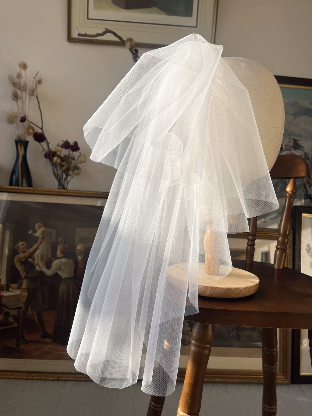 Structured Tulle Bridal Veil