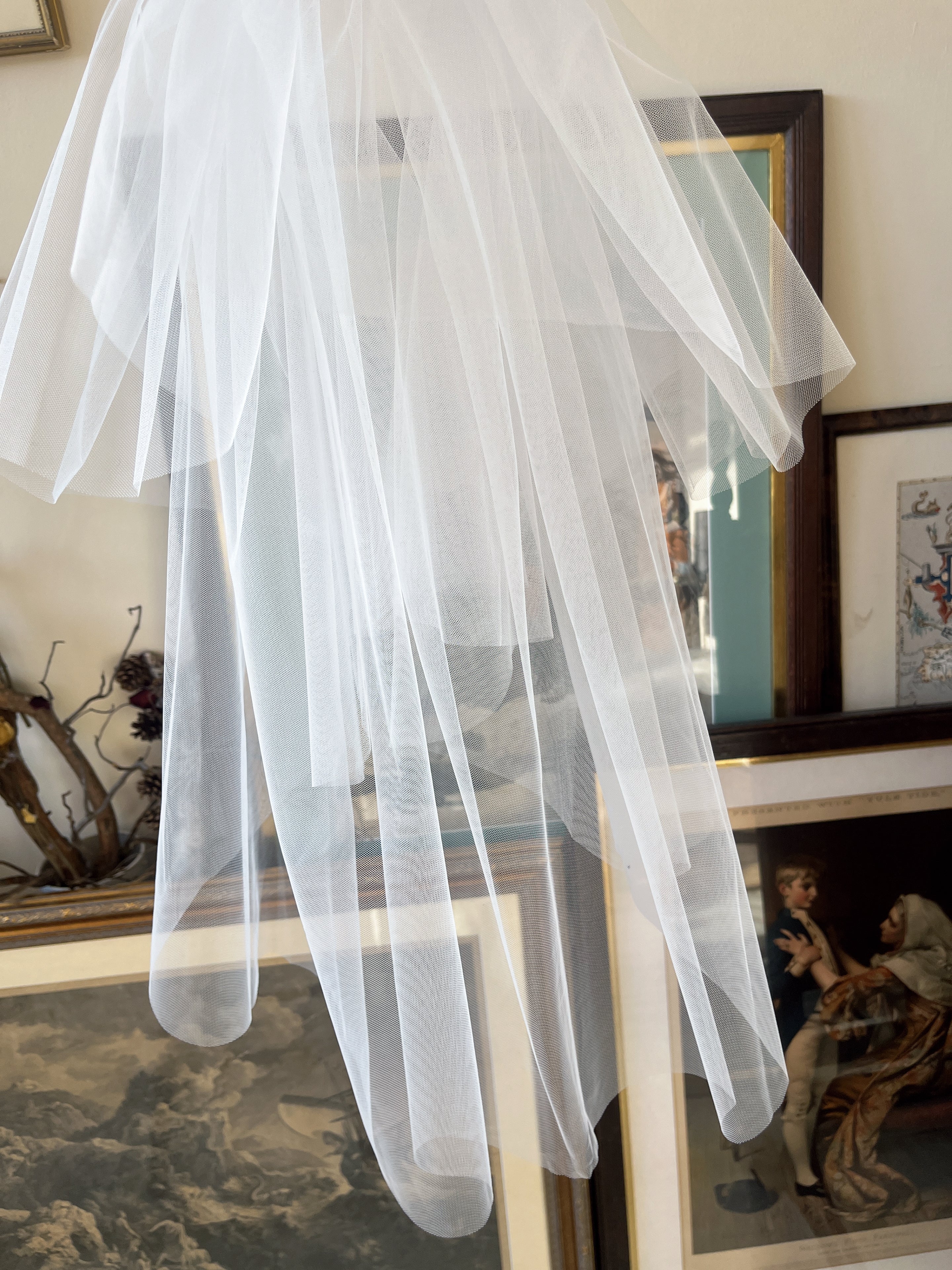 Structured Tulle Bridal Veil