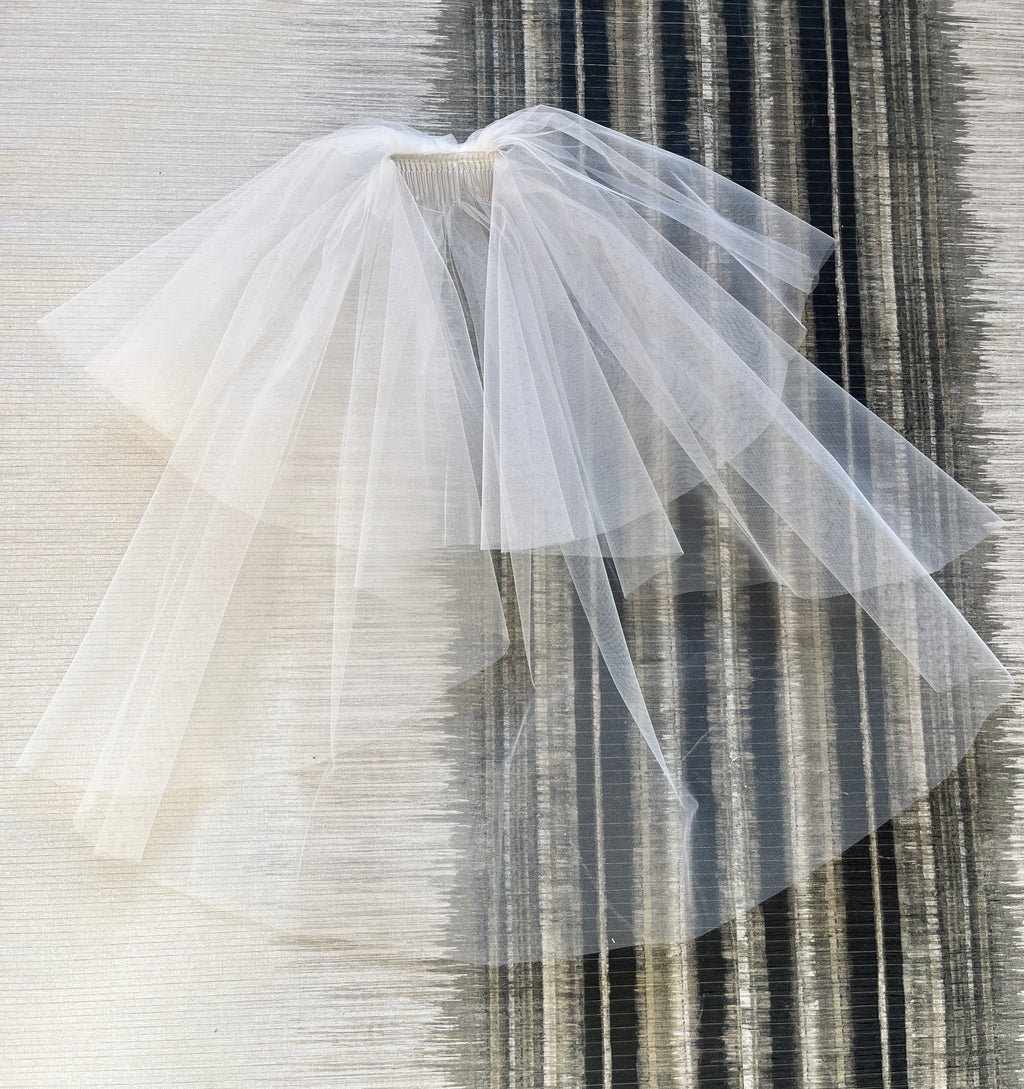 Structured Tulle Bridal Veil