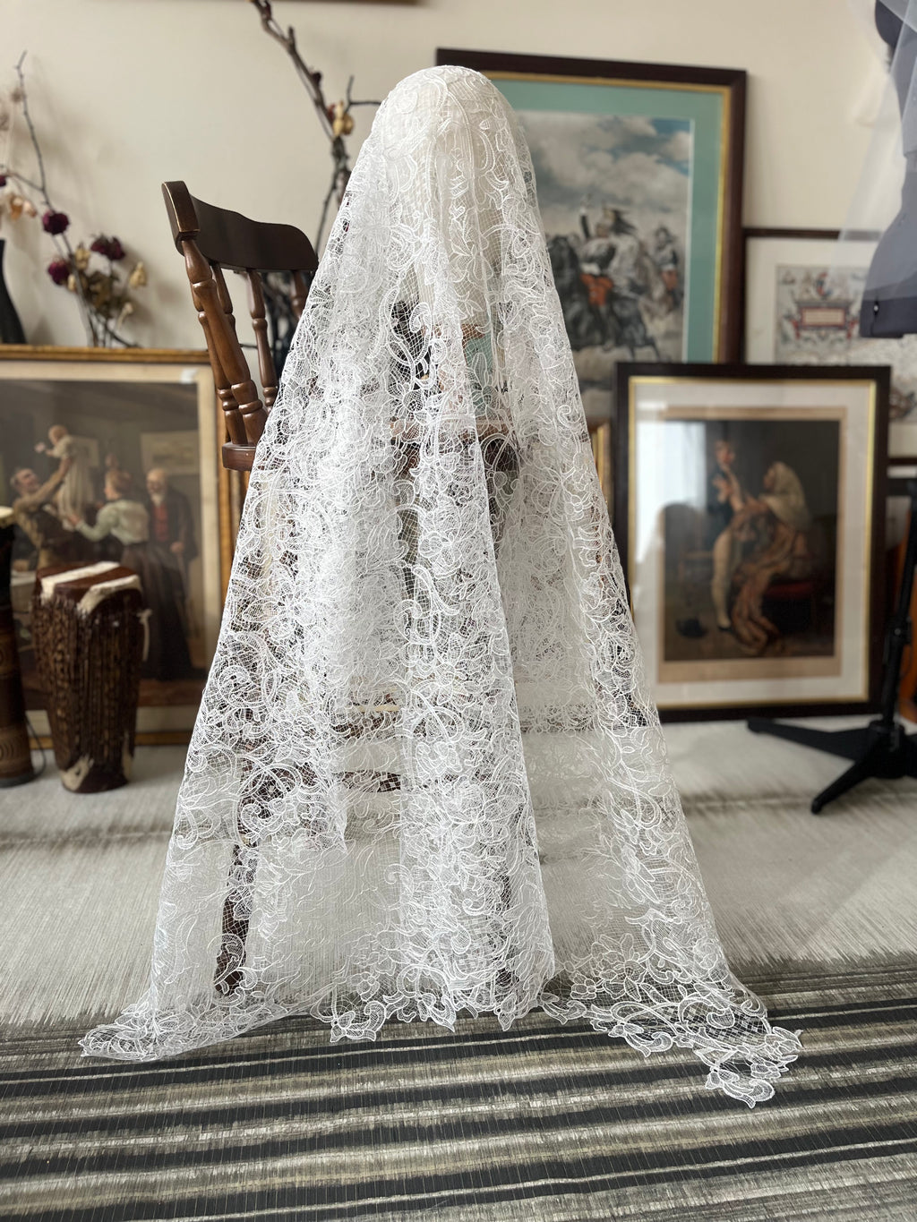 La Vigne — Guipure Lace Bridal Veil