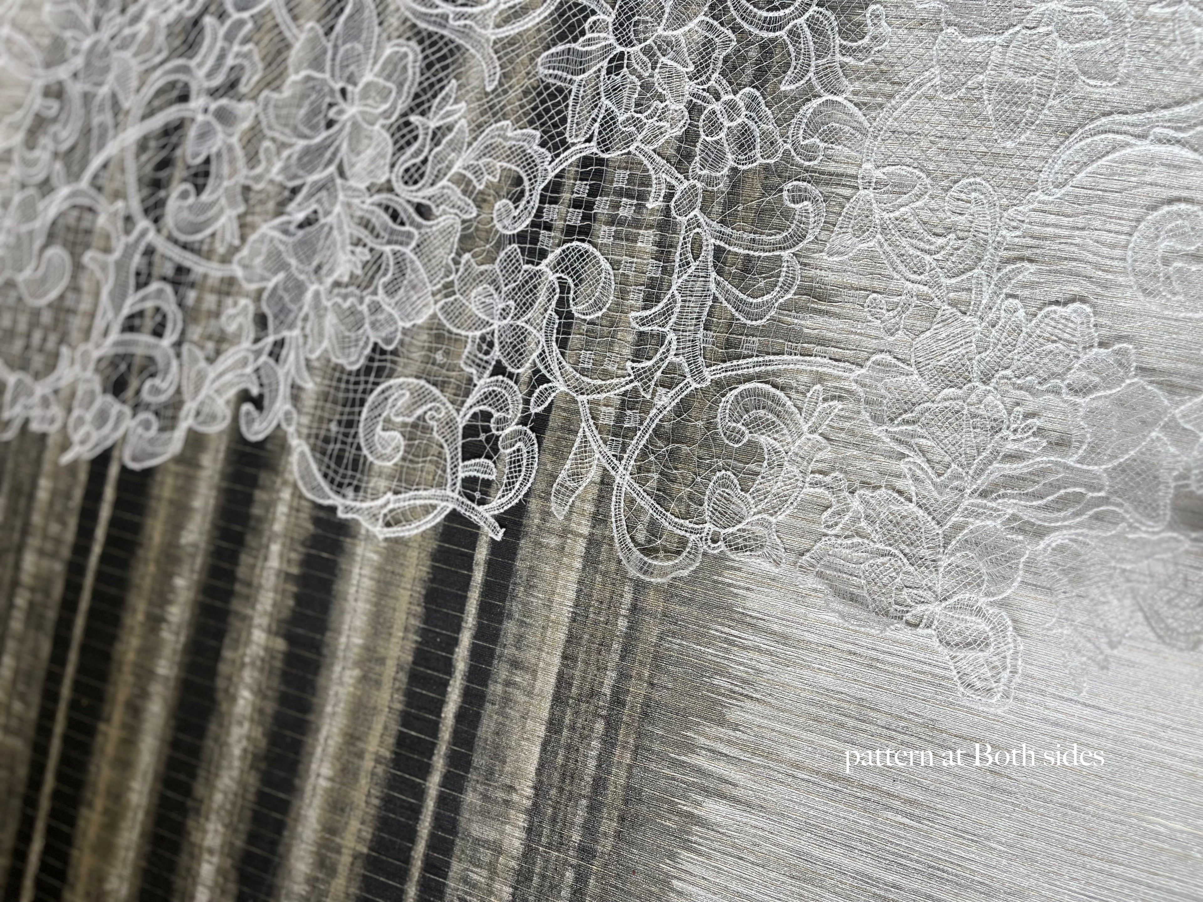 La Vigne — Guipure Lace Bridal Veil