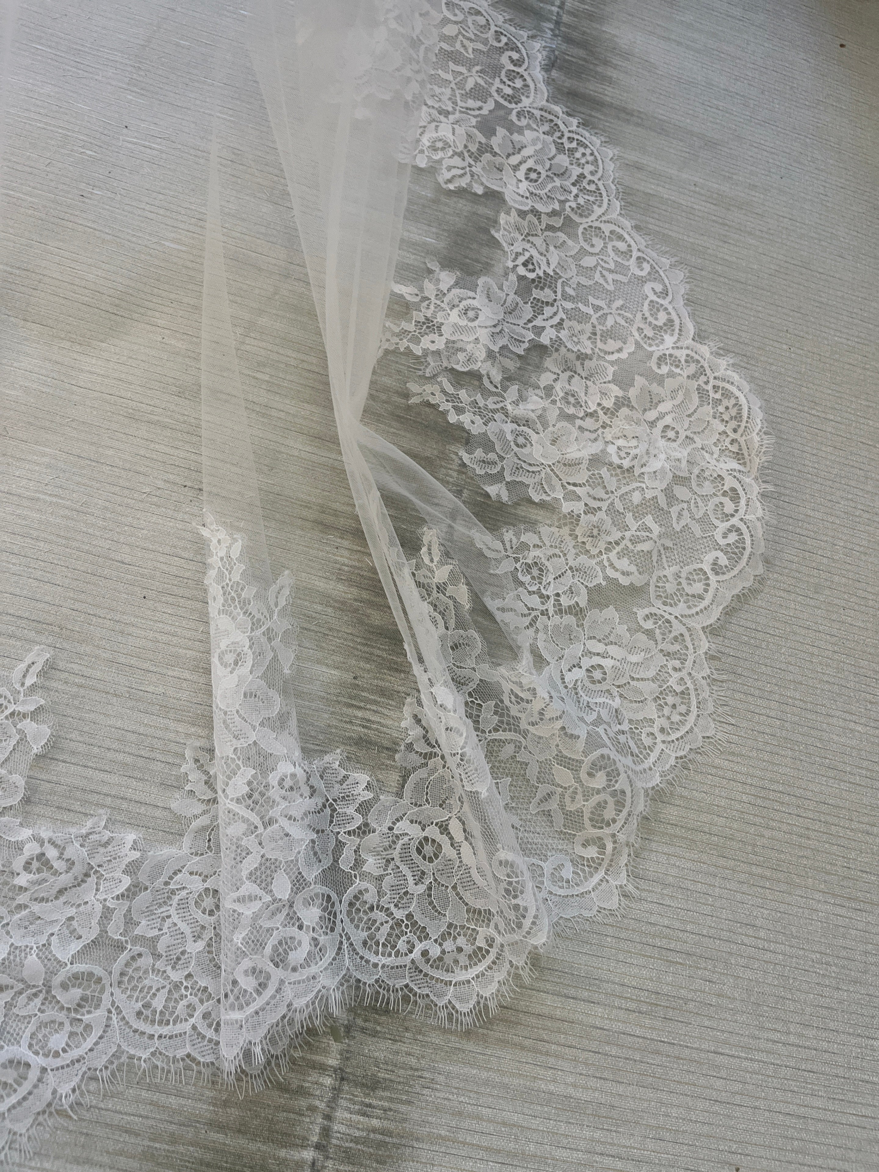 Lace Mantilla Bridal Veil