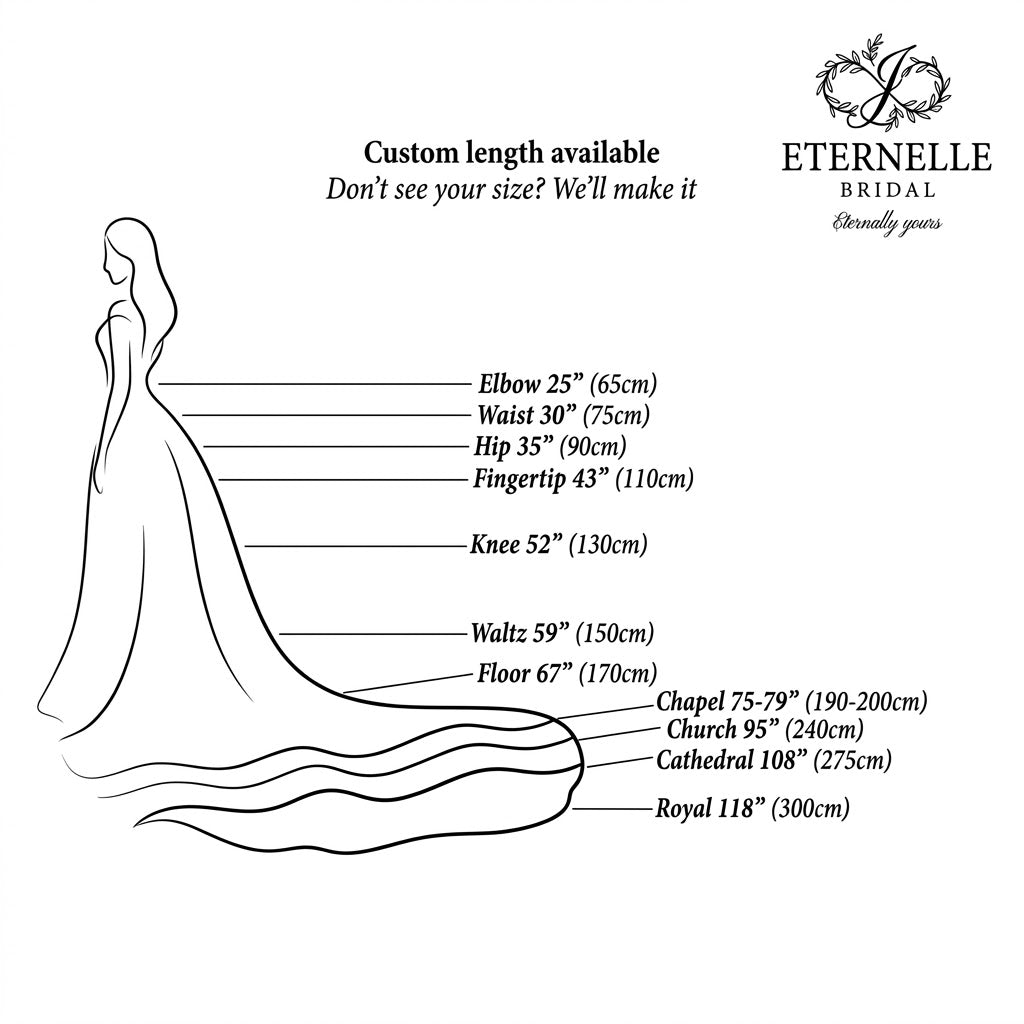 Handmade Lace Beaded Mantila Bridal Vei
